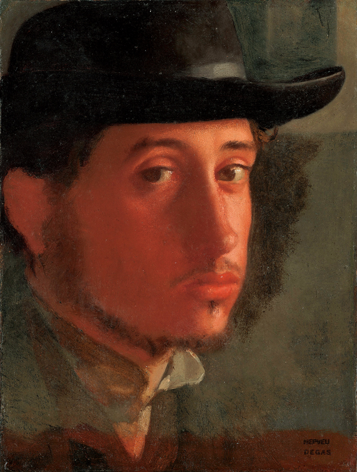  埃德加·德加 Edgar Degas—— 自画像 (2)